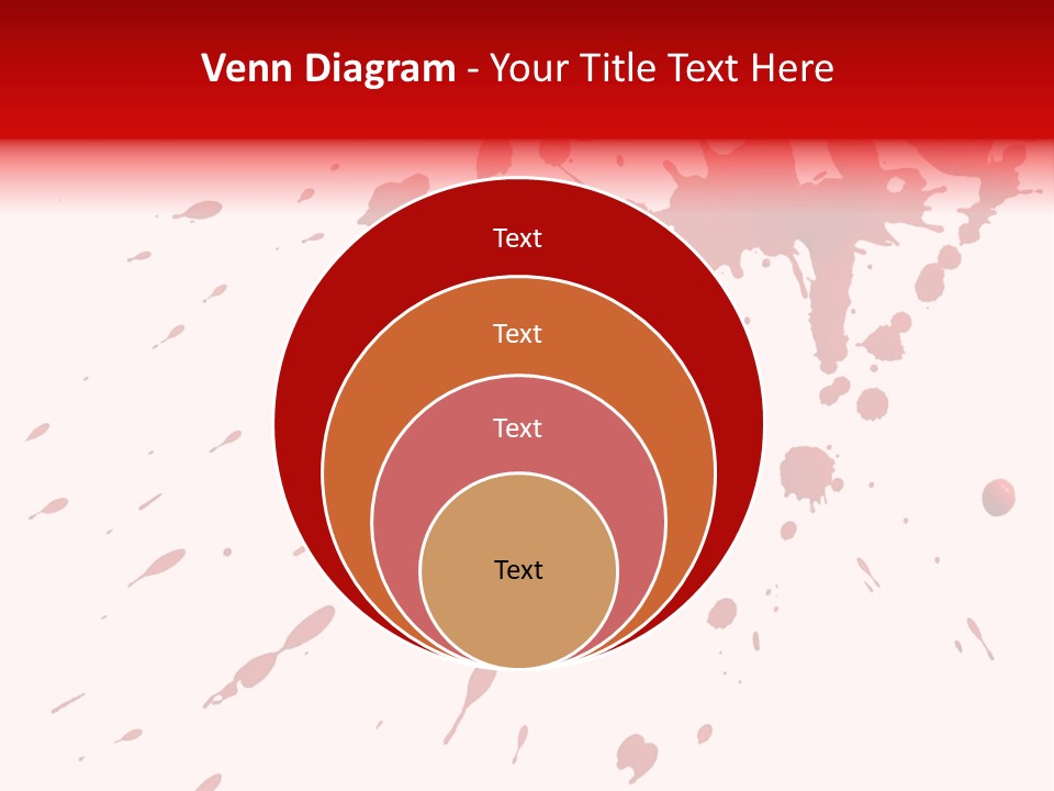 Splat Brush Isolated PowerPoint Template