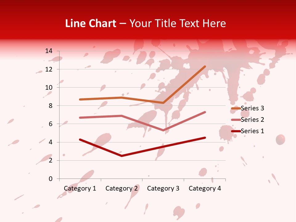 Splat Brush Isolated PowerPoint Template