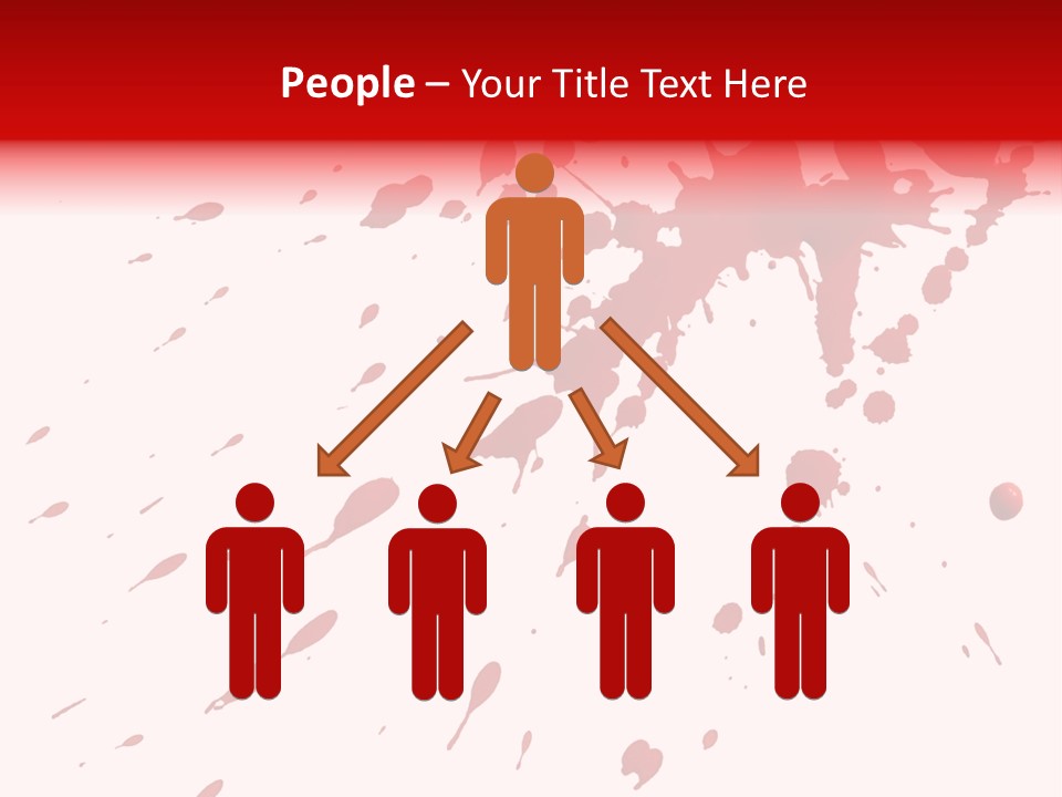 Splat Brush Isolated PowerPoint Template