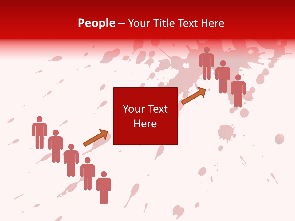 Splat Brush Isolated PowerPoint Template