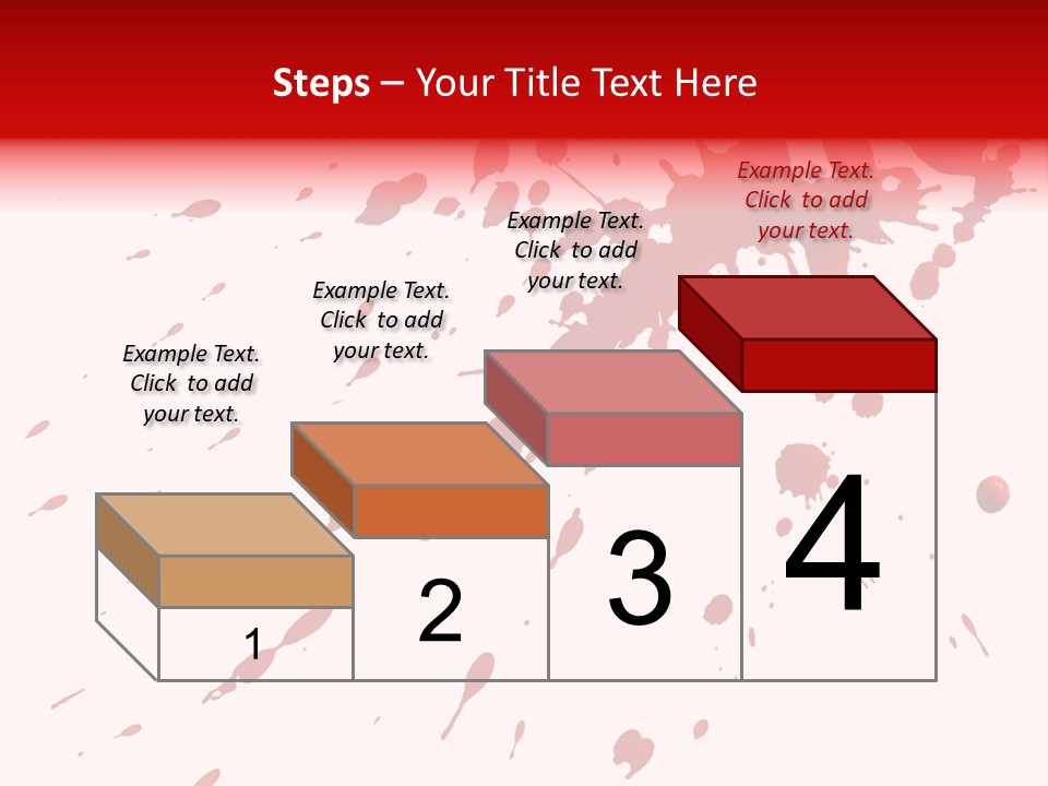 Splat Brush Isolated PowerPoint Template