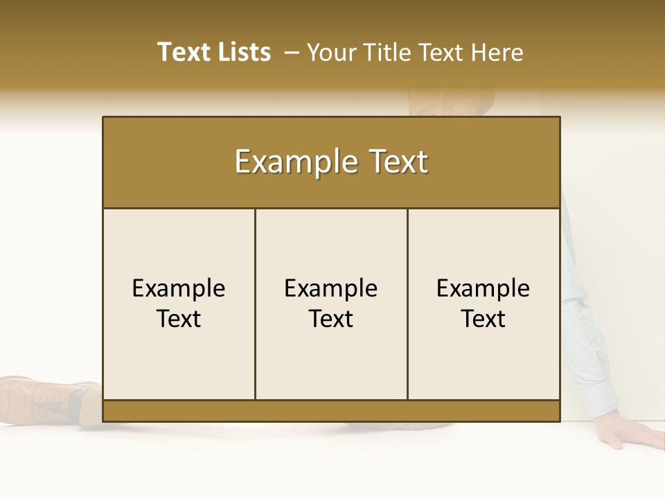 Studio Shot Businessman Handsome PowerPoint Template