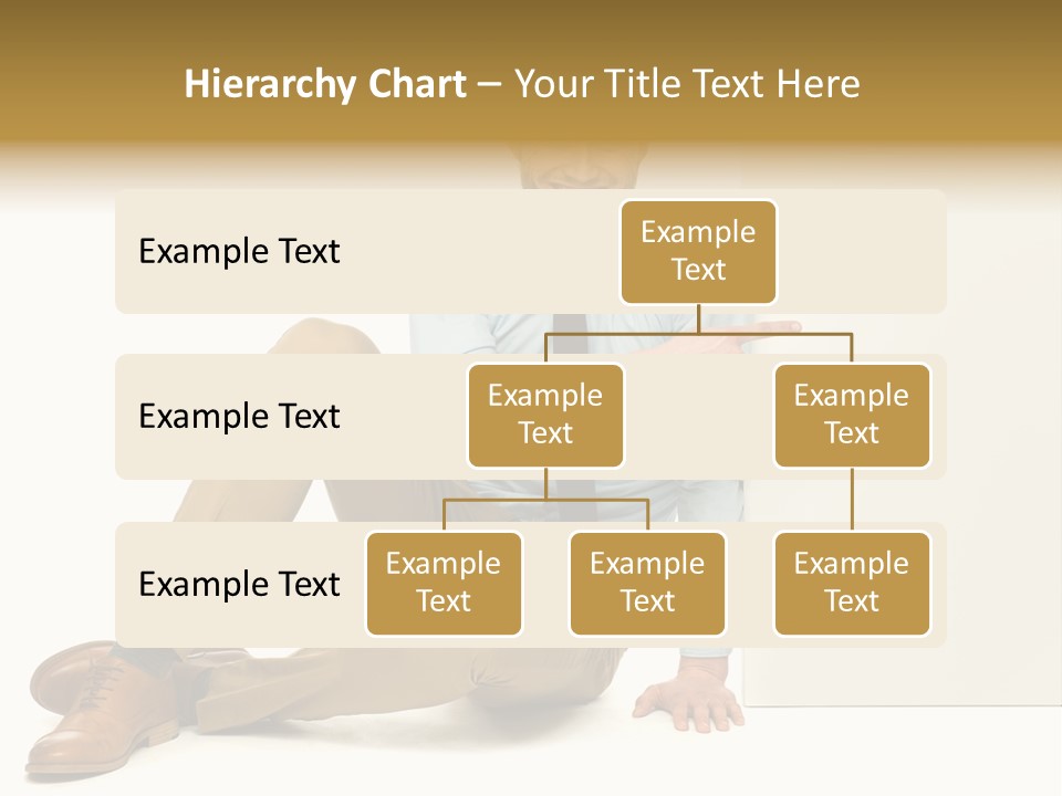 White Background Smile Man PowerPoint Template