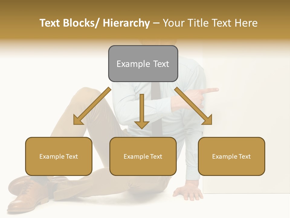 White Background Smile Man PowerPoint Template