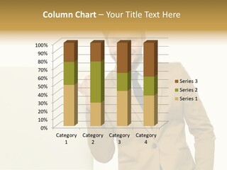 One Person Happy Positive PowerPoint Template