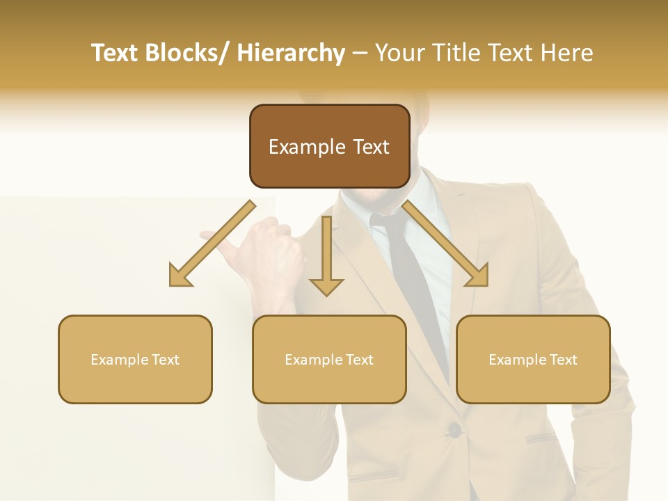 One Person Happy Positive PowerPoint Template