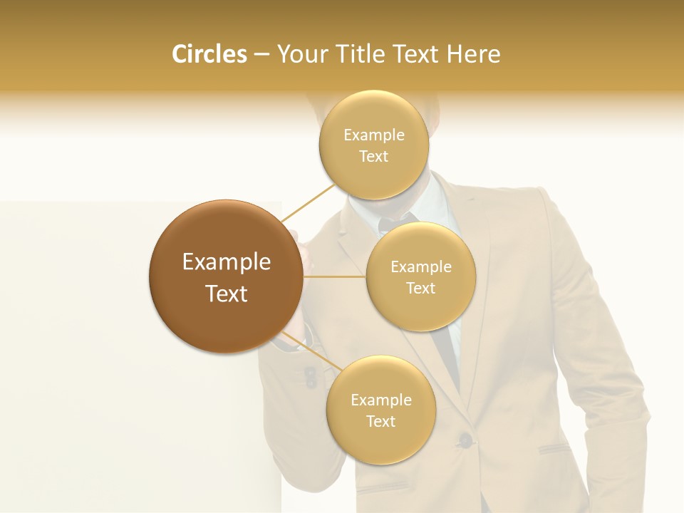 One Person Happy Positive PowerPoint Template