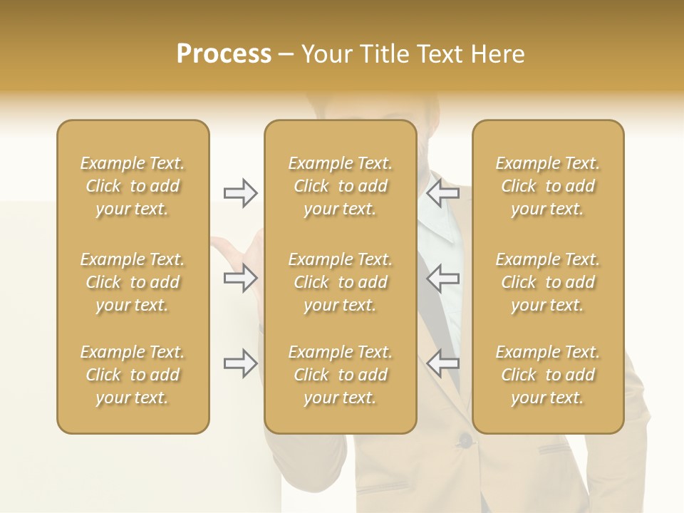 One Person Happy Positive PowerPoint Template