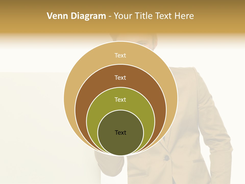 One Person Happy Positive PowerPoint Template