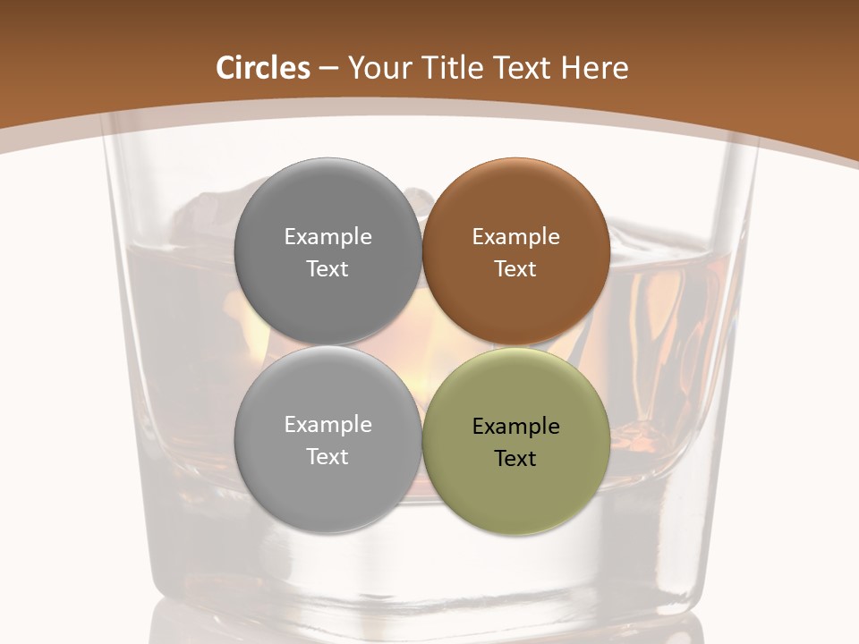 Brown Cold Rum PowerPoint Template