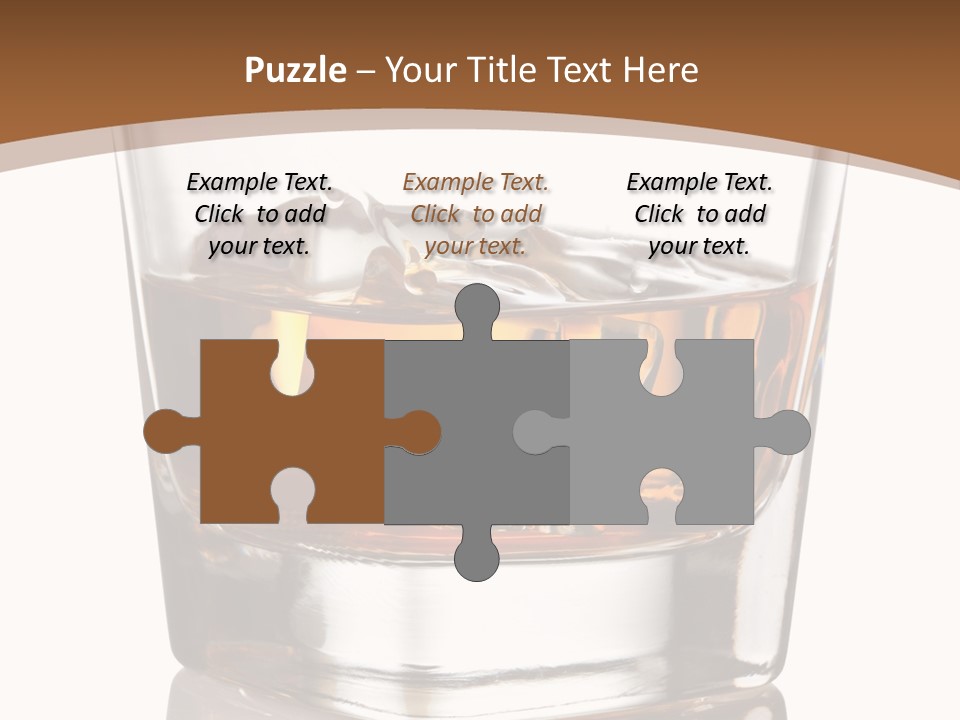 Brown Cold Rum PowerPoint Template