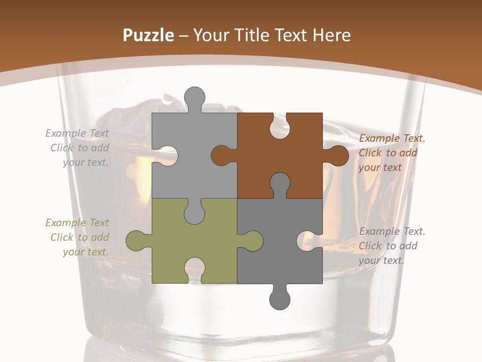 Brown Cold Rum PowerPoint Template