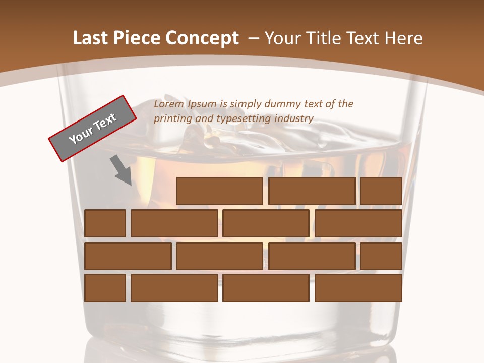 Brown Cold Rum PowerPoint Template