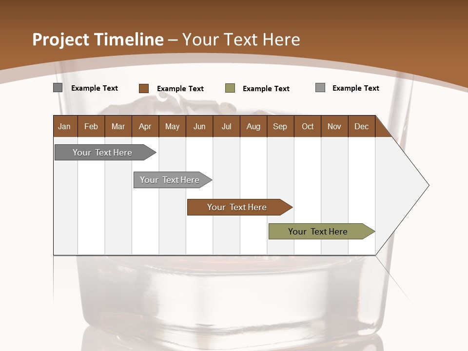 Brown Cold Rum PowerPoint Template