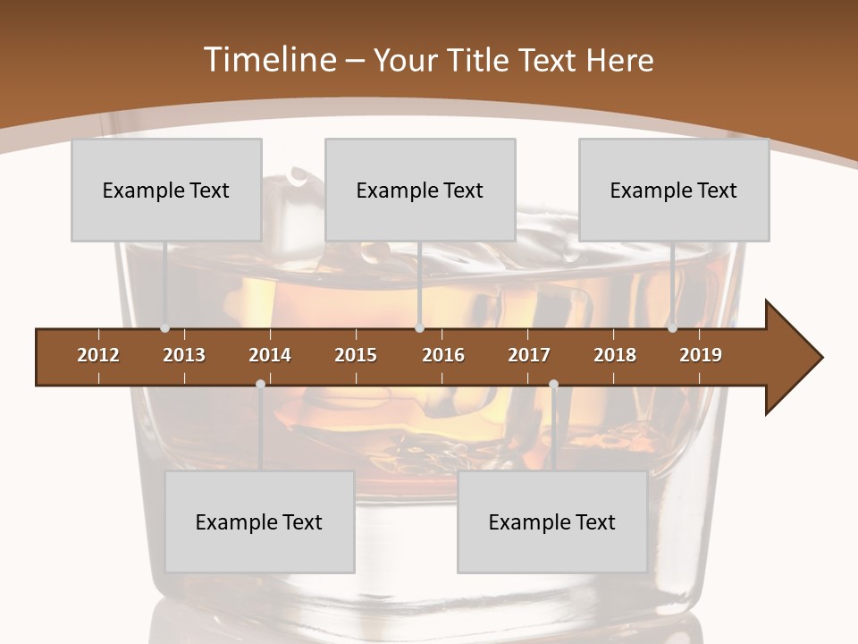 Brown Cold Rum PowerPoint Template