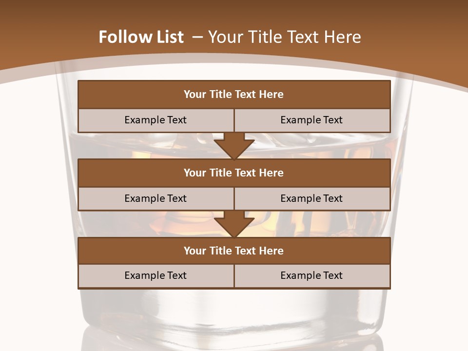 Brown Cold Rum PowerPoint Template