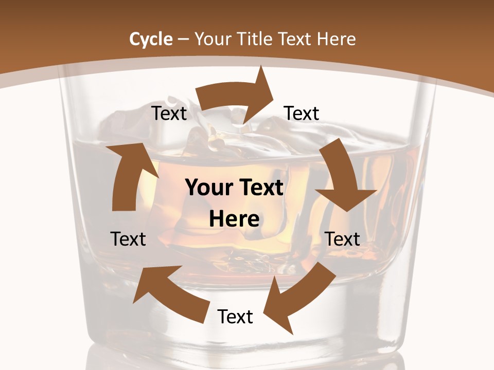Brown Cold Rum PowerPoint Template