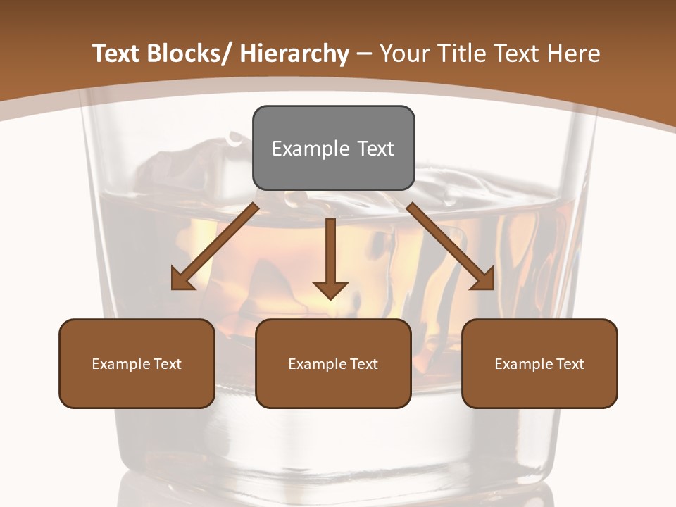 Brown Cold Rum PowerPoint Template