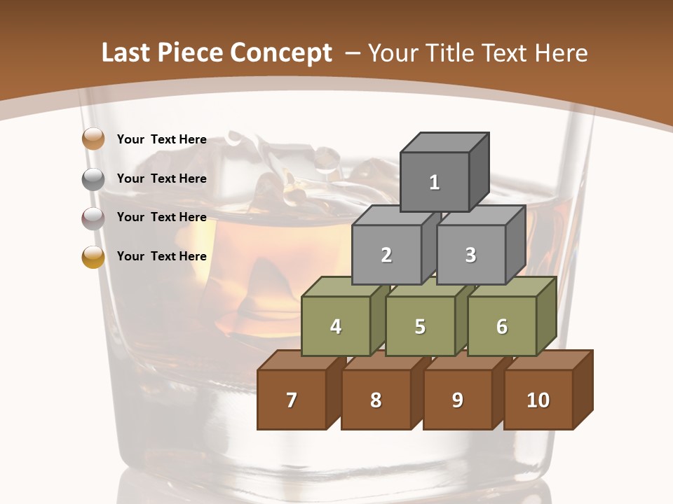 Brown Cold Rum PowerPoint Template
