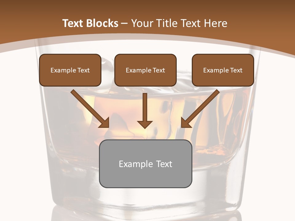 Brown Cold Rum PowerPoint Template