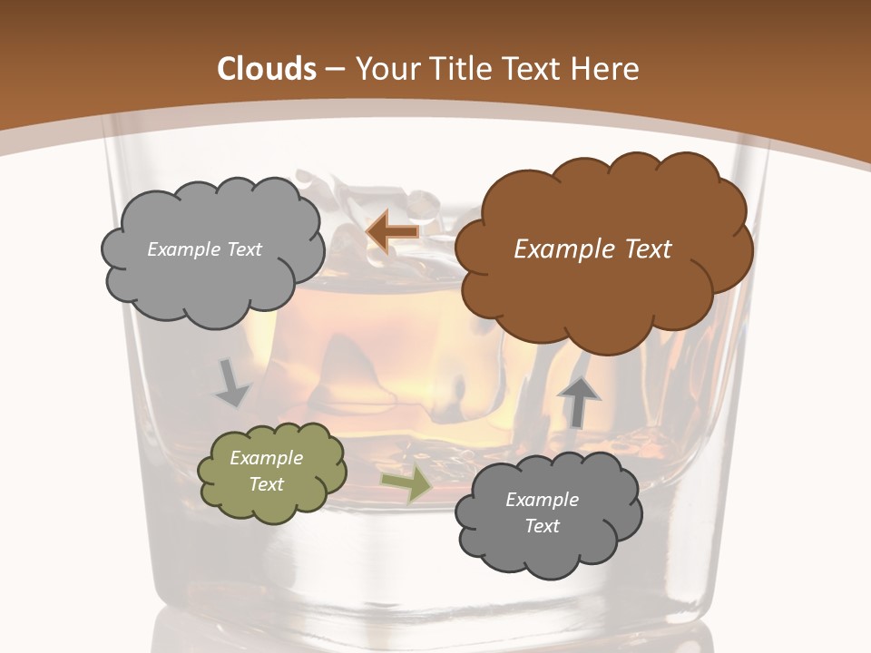 Brown Cold Rum PowerPoint Template