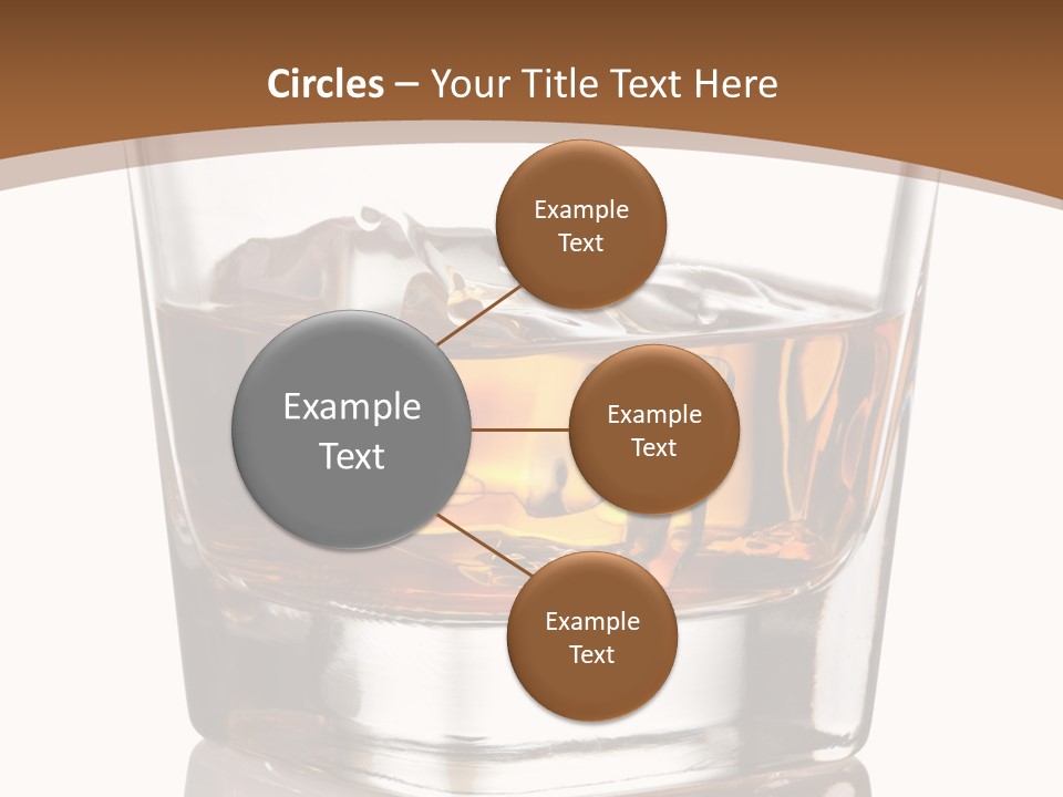 Brown Cold Rum PowerPoint Template