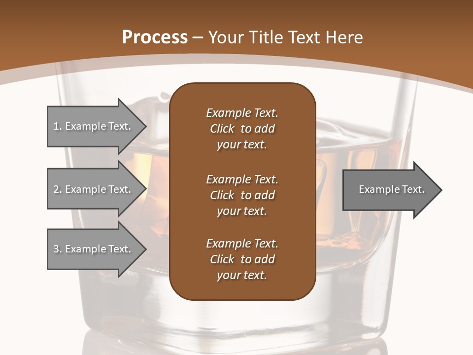 Brown Cold Rum PowerPoint Template