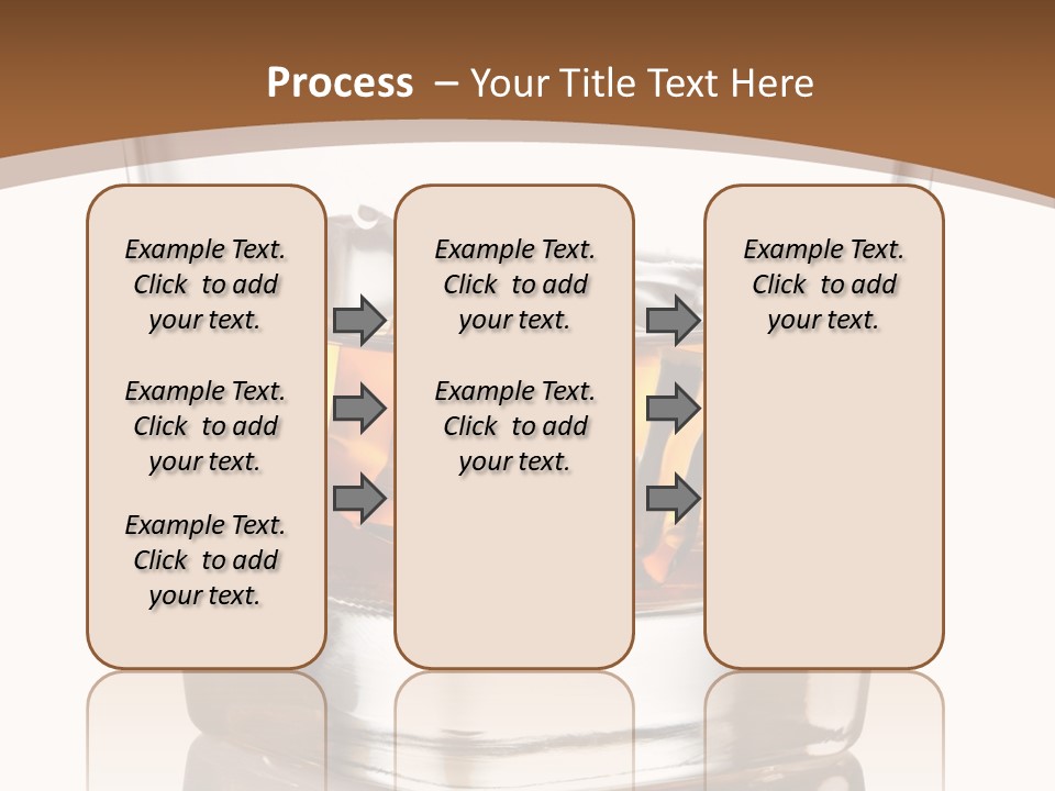 Brown Cold Rum PowerPoint Template