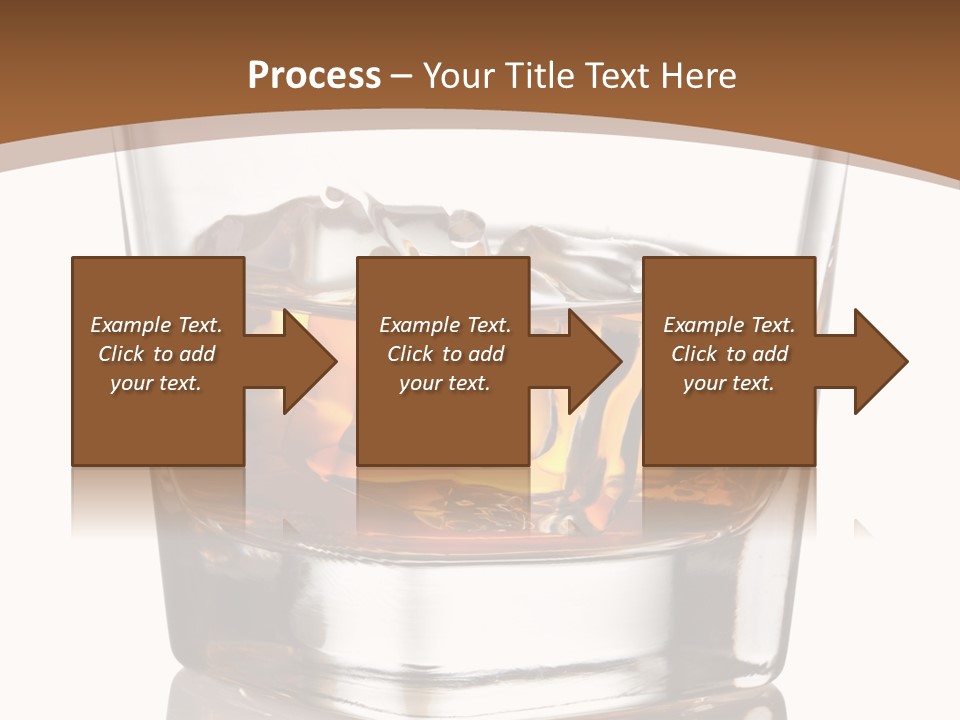 Brown Cold Rum PowerPoint Template