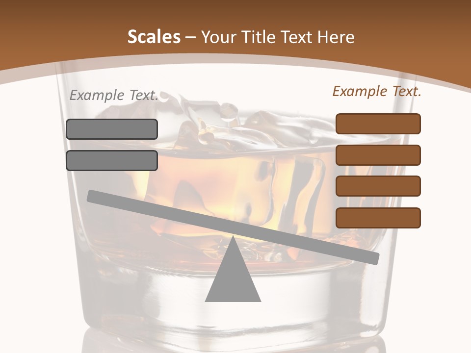 Brown Cold Rum PowerPoint Template