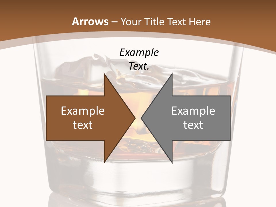 Brown Cold Rum PowerPoint Template