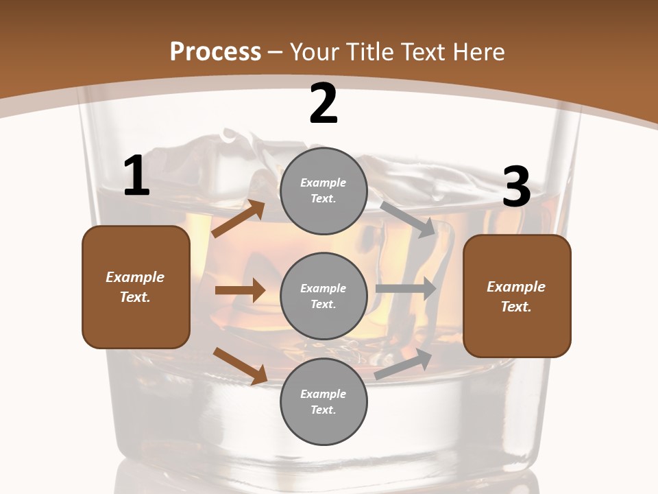 Brown Cold Rum PowerPoint Template