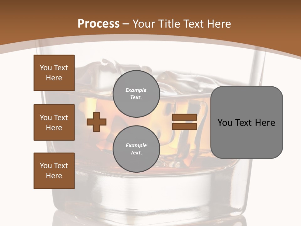 Brown Cold Rum PowerPoint Template