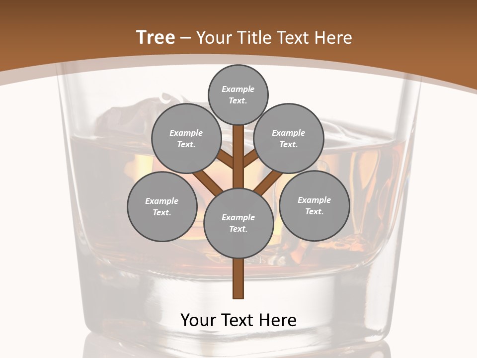 Brown Cold Rum PowerPoint Template