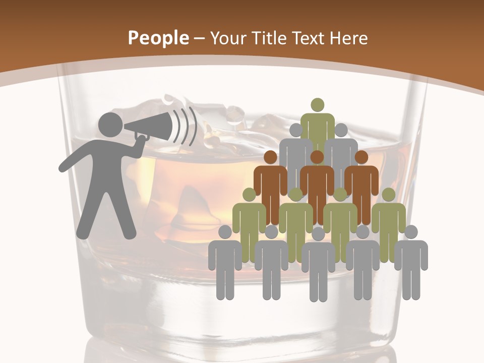 Brown Cold Rum PowerPoint Template