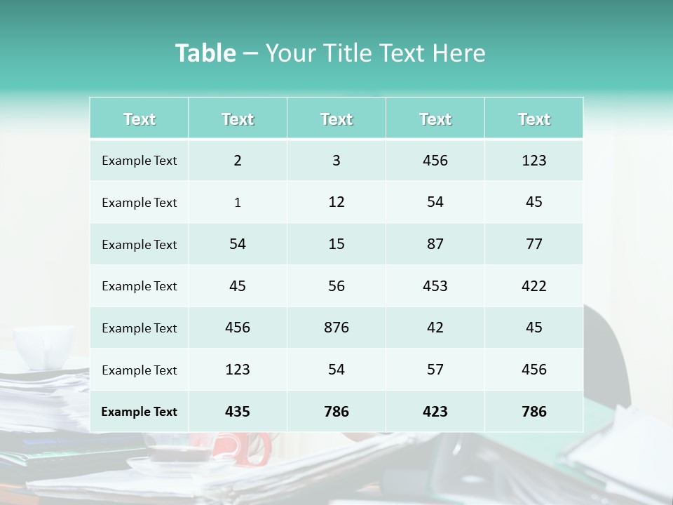 Portrait Headache Pretty PowerPoint Template