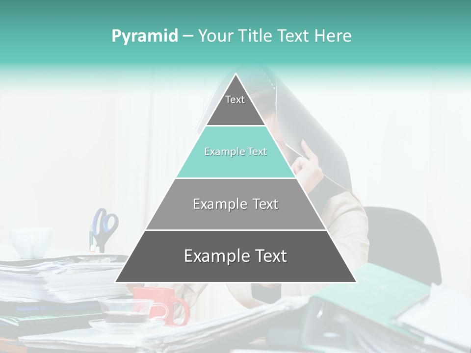 Portrait Headache Pretty PowerPoint Template