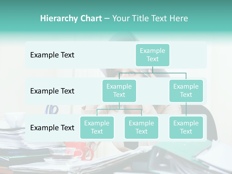 Portrait Headache Pretty PowerPoint Template