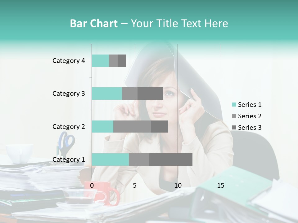 Portrait Headache Pretty PowerPoint Template