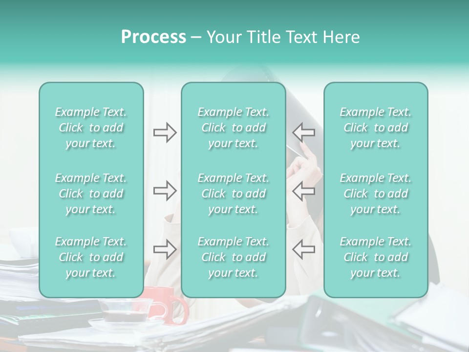 Portrait Headache Pretty PowerPoint Template
