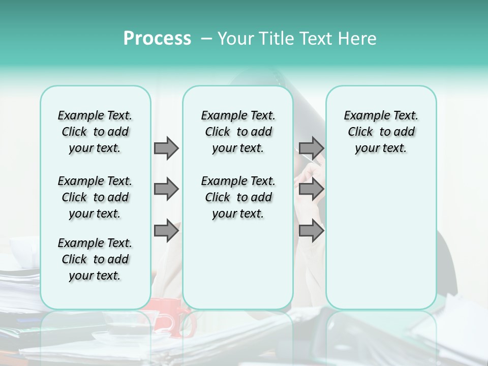 Portrait Headache Pretty PowerPoint Template