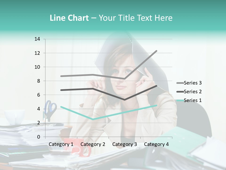Portrait Headache Pretty PowerPoint Template