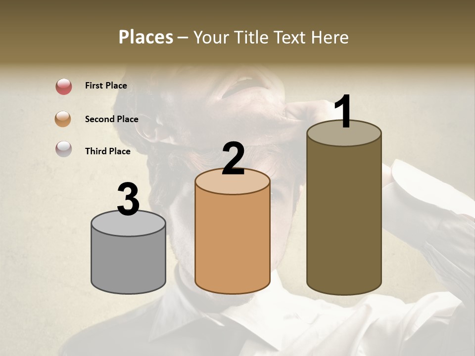 Mask Personality Bad PowerPoint Template