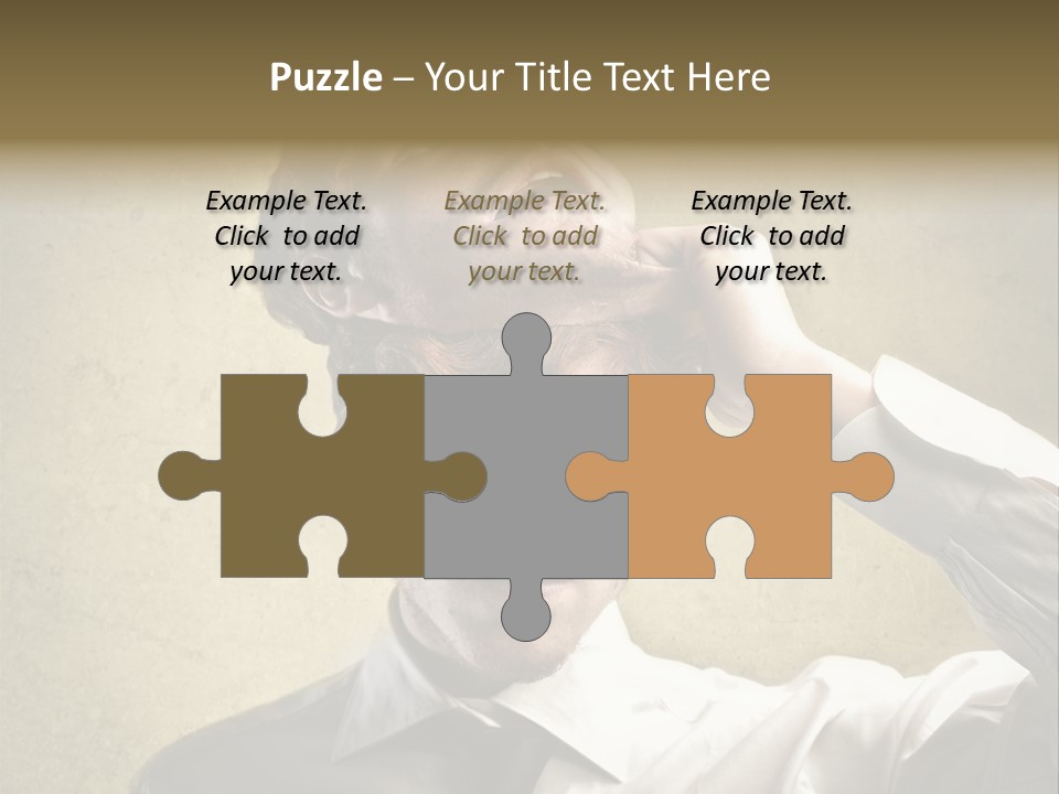 Mask Personality Bad PowerPoint Template