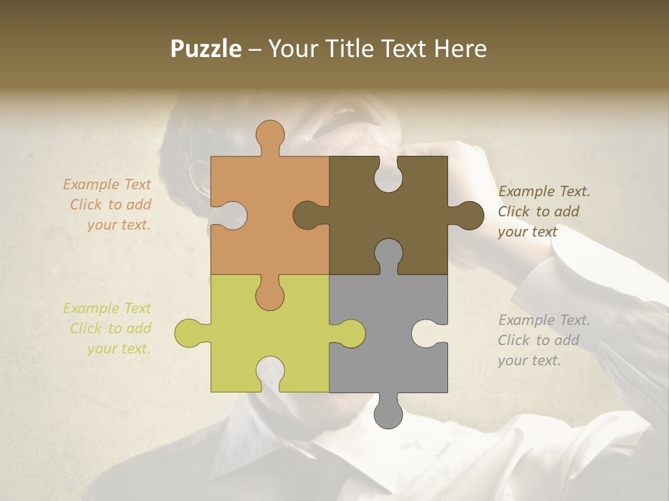 Mask Personality Bad PowerPoint Template