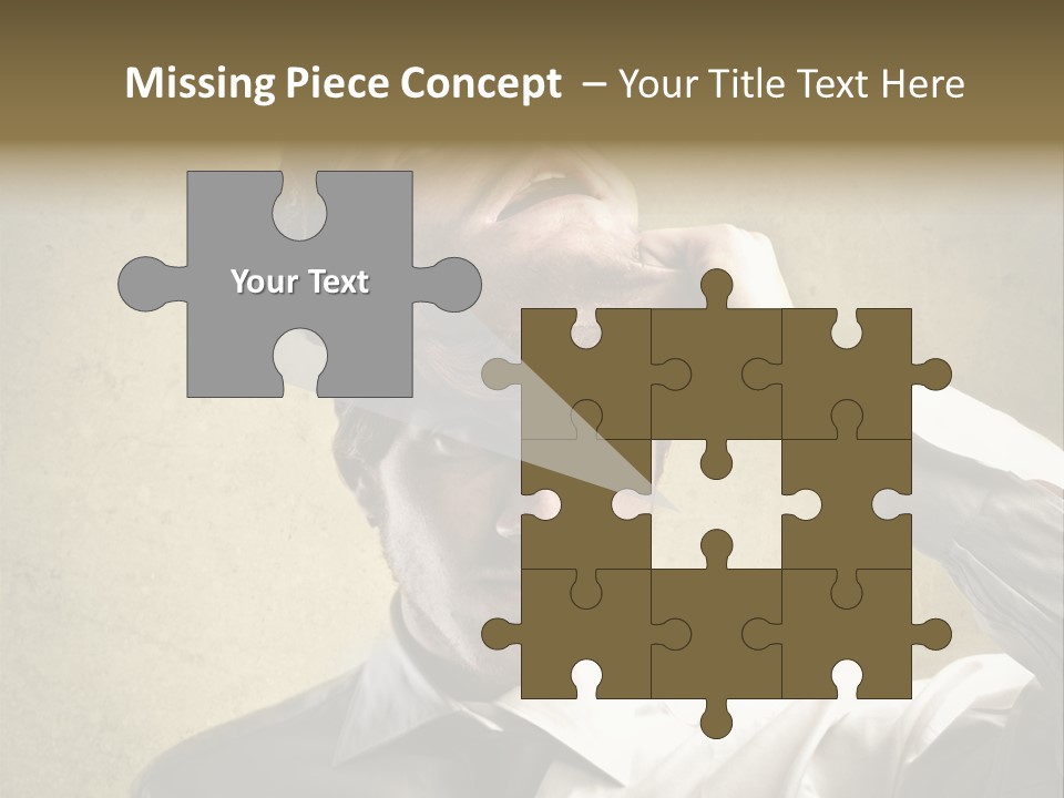 Mask Personality Bad PowerPoint Template