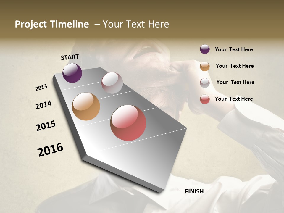 Mask Personality Bad PowerPoint Template