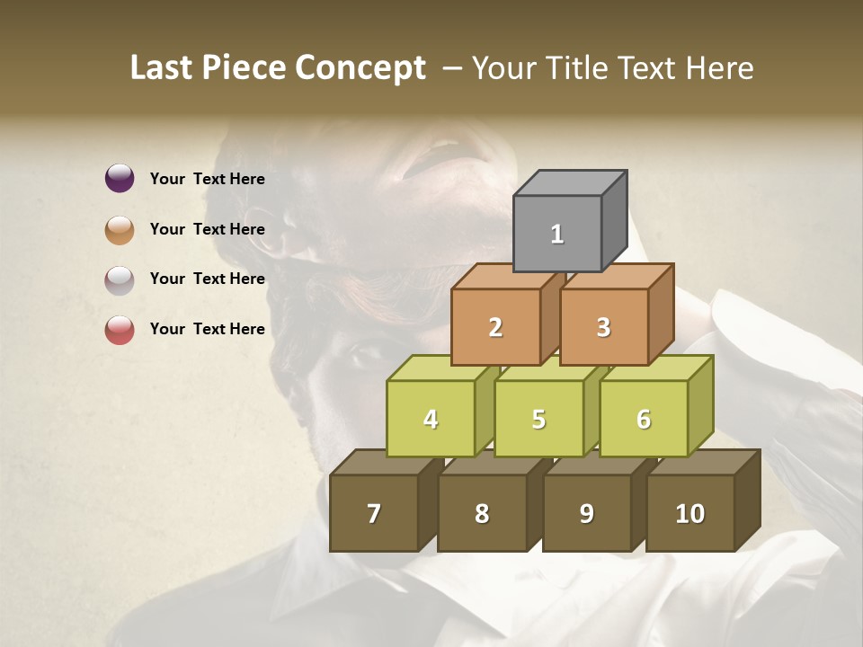 Mask Personality Bad PowerPoint Template