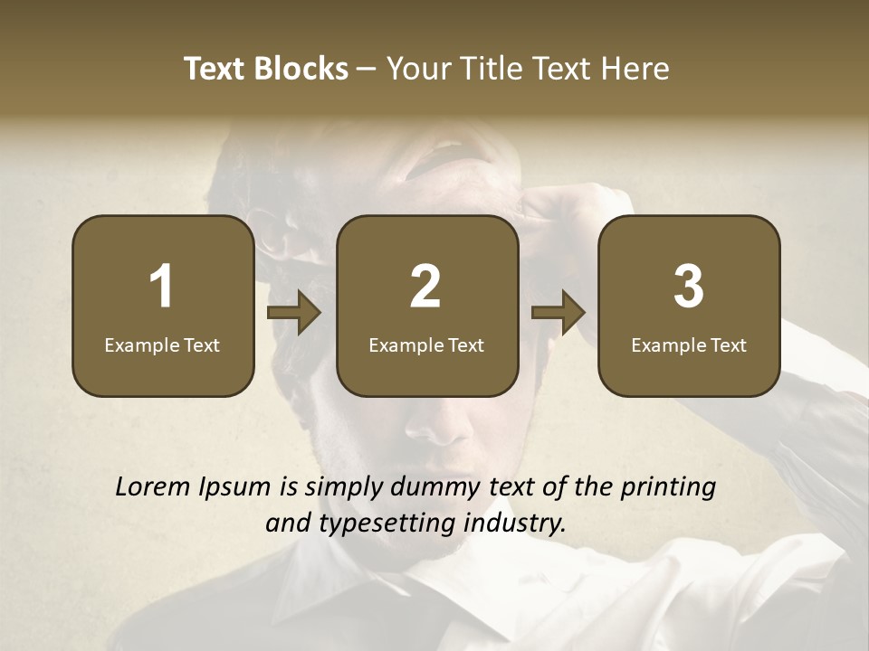 Mask Personality Bad PowerPoint Template