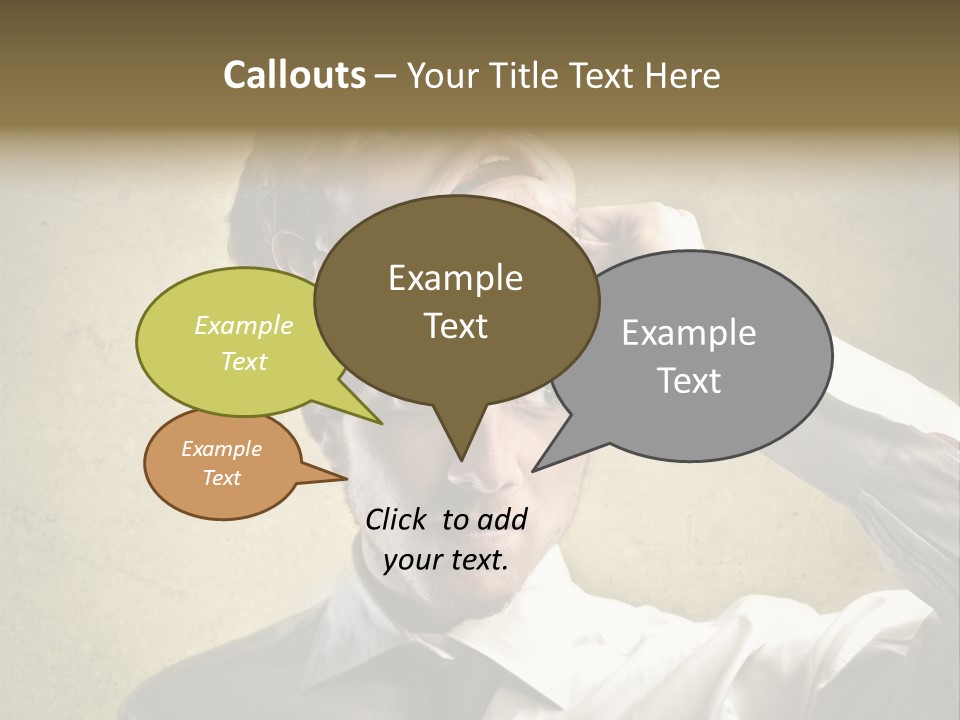 Mask Personality Bad PowerPoint Template